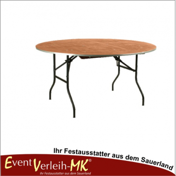 Bankett-Tisch rund 152er - FÜR 8 PERSONEN